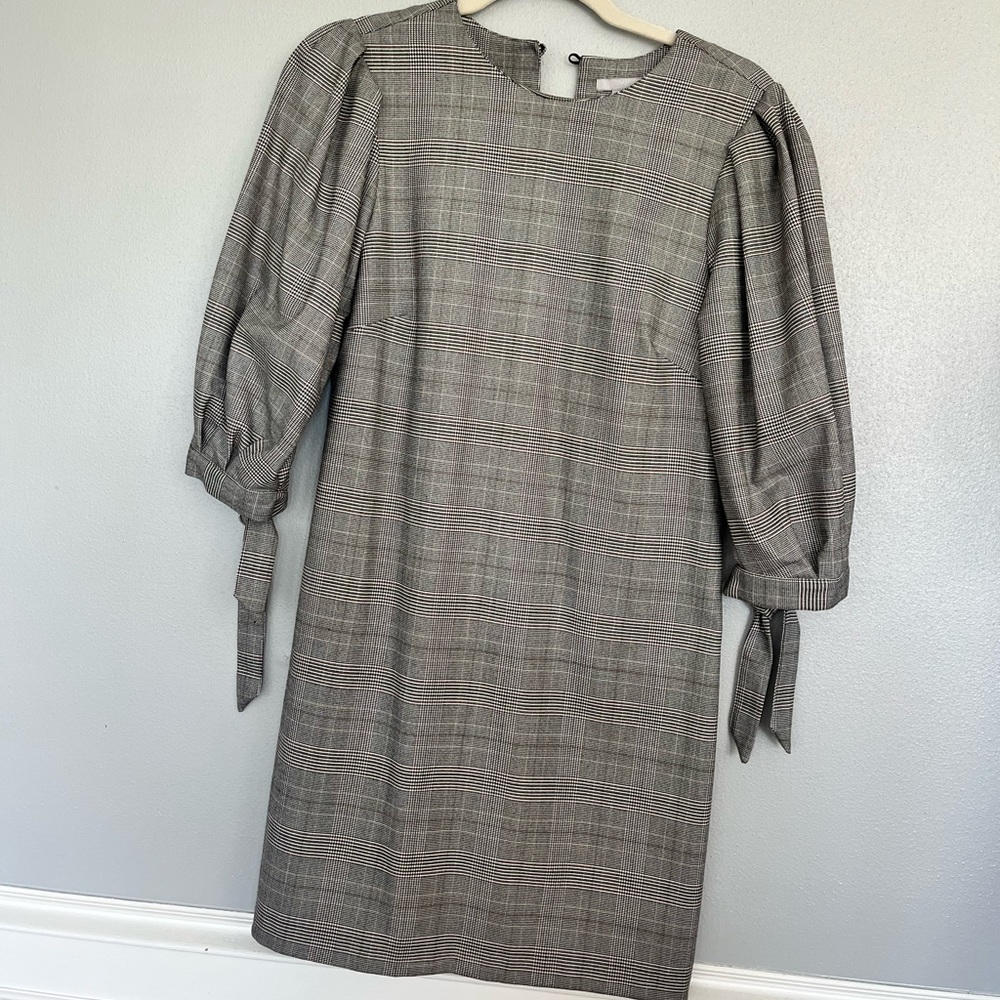 H&M knee length plaid dress